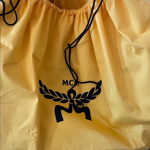 MCM Brown Logo Tote - Picture 10 of 11